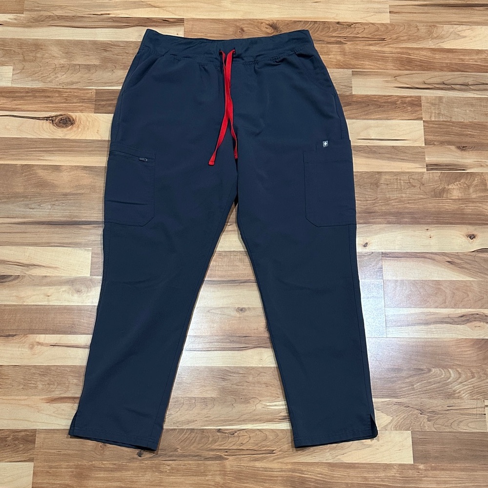 Figs charcoal gray scrub pants